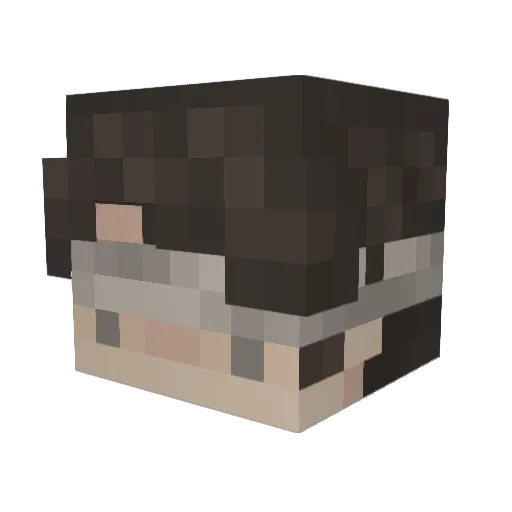 jzsl Minecraft avatar head, 3D render