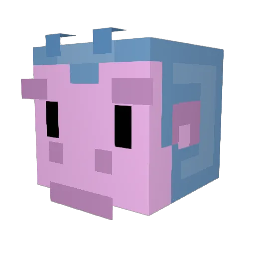jzzmo Minecraft avatar head, 3D render