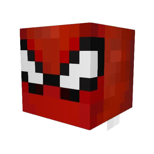 k0b035 Minecraft avatar head, 3D render
