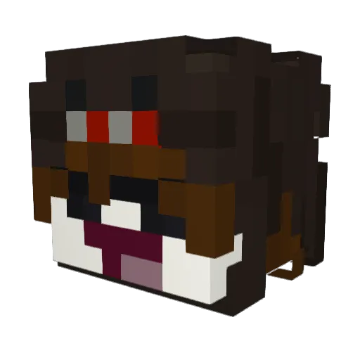 k0bstar Minecraft avatar head, 3D render