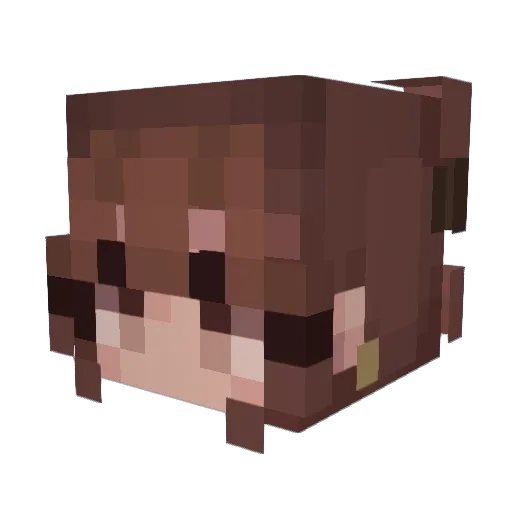 k0i_f1shh Minecraft avatar head, 3D render