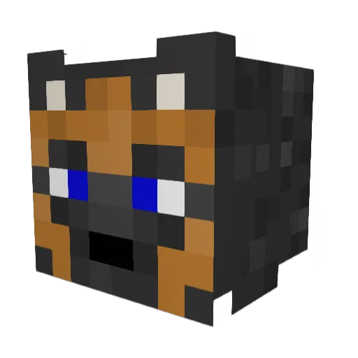 k0narr4 Minecraft avatar head, 3D render