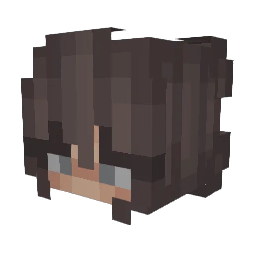 k0rumis Minecraft avatar head, 3D render