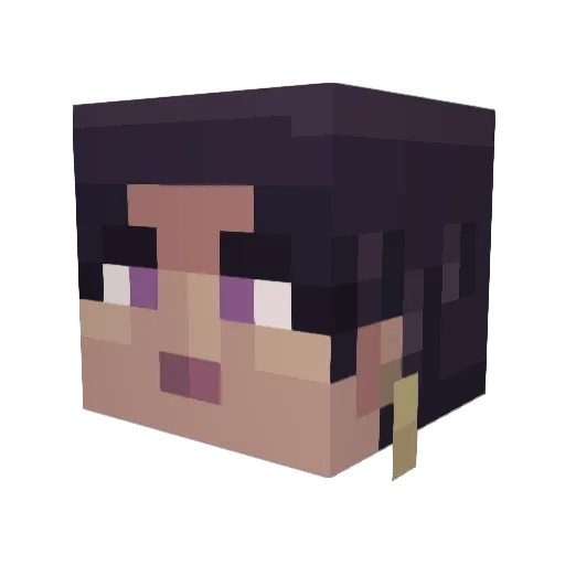 k0se111 Minecraft avatar head, 3D render