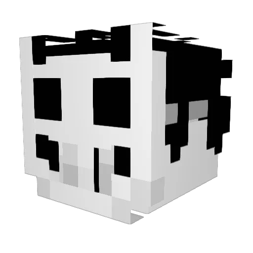 k0sstail Minecraft avatar head, 3D render