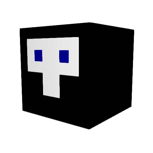 k0val Minecraft avatar head, 3D render