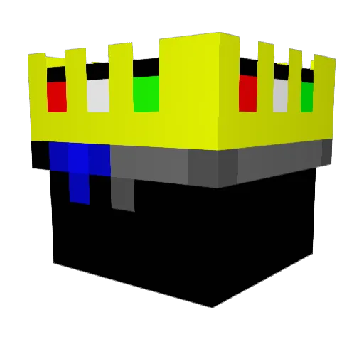 k0za_YT Minecraft avatar head, 3D render