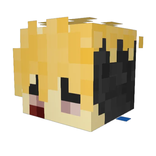 k1Lewan Minecraft avatar head, 3D render