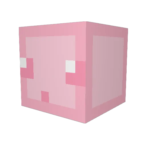 k1era Minecraft avatar head, 3D render