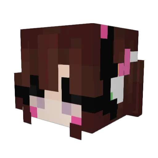 k1kelly Minecraft avatar head, 3D render