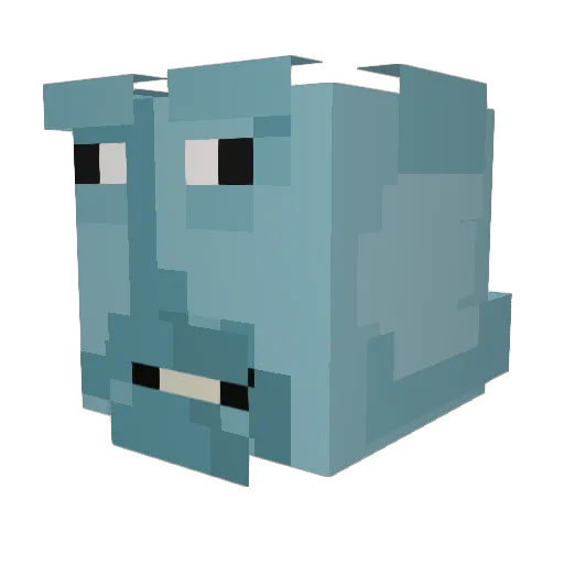 k1llmen0w Minecraft avatar head, 3D render