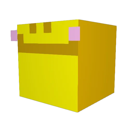 k1mmes Minecraft avatar head, 3D render