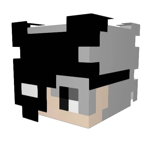k1ngmanXVI Minecraft avatar head, 3D render