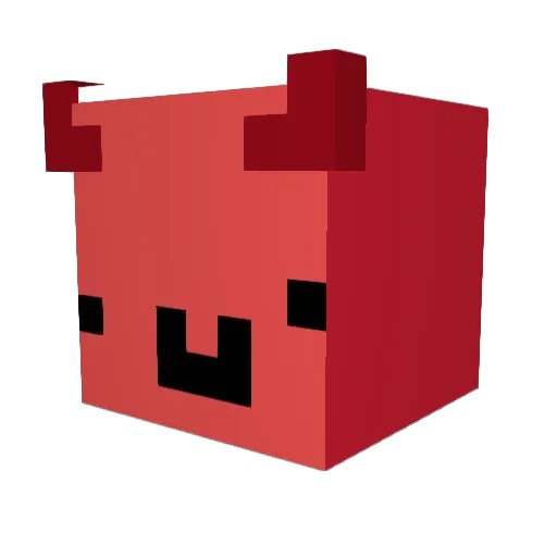 k1no_12 Minecraft avatar head, 3D render