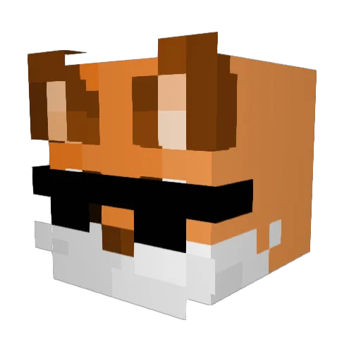 k1rkon Minecraft avatar head, 3D render