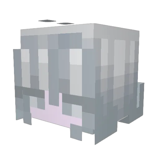 k1tt3np4ws Minecraft avatar head, 3D render
