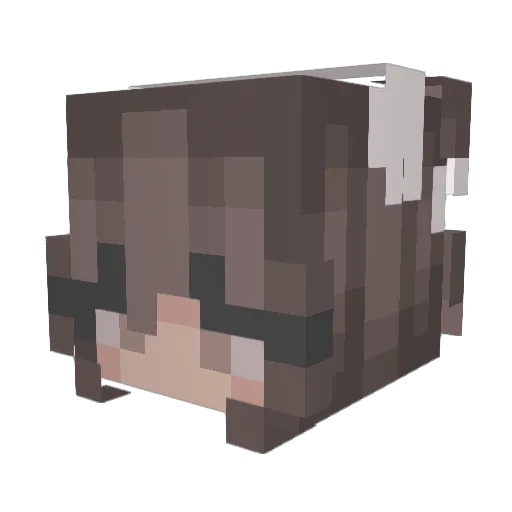 k1ttybl4de Minecraft avatar head, 3D render