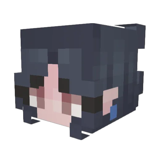 k1w1KUSH Minecraft avatar head, 3D render