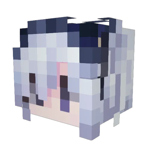 k1yam1 Minecraft avatar head, 3D render