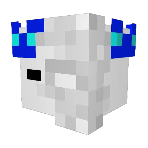 k202004 Minecraft avatar head, 3D render