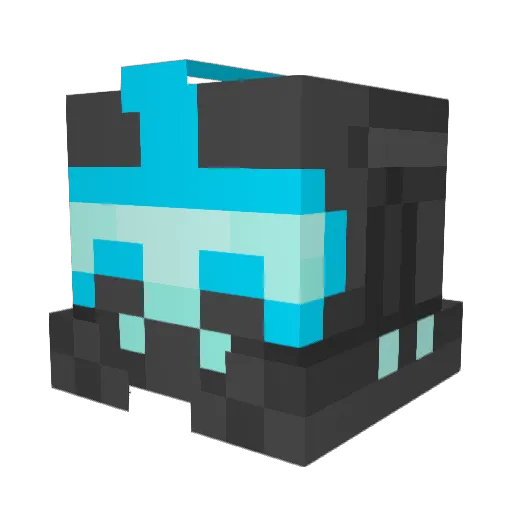 k24b Minecraft avatar head, 3D render