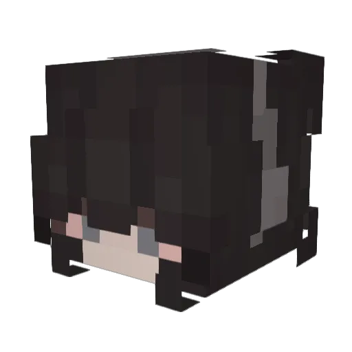 k33n0n Minecraft avatar head, 3D render
