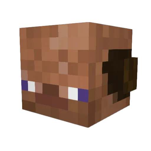 k3lvinl Minecraft avatar head, 3D render