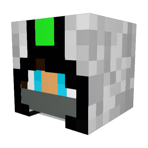 k3nn0 Minecraft avatar head, 3D render
