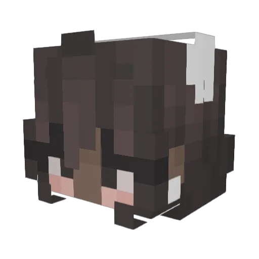 k3nns Minecraft avatar head, 3D render