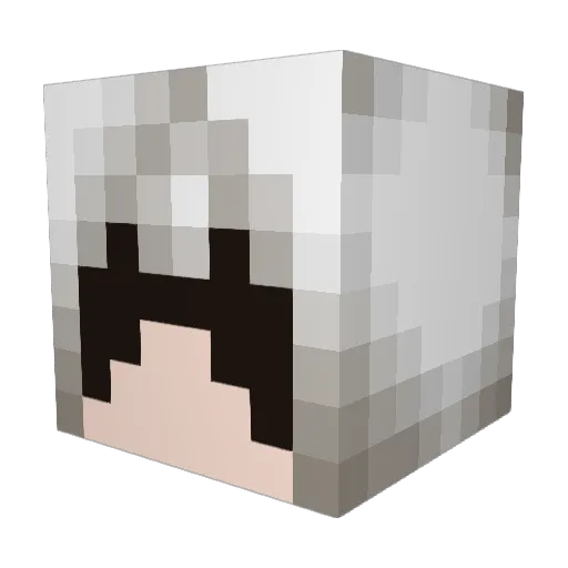 k3nyonn Minecraft avatar head, 3D render