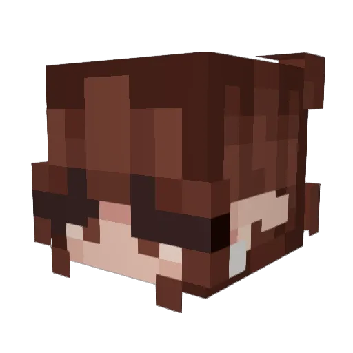 k3nz13x Minecraft avatar head, 3D render