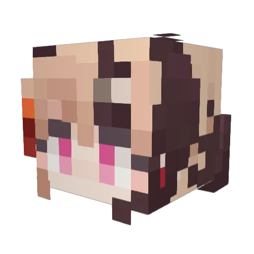 k3rms Minecraft avatar head, 3D render
