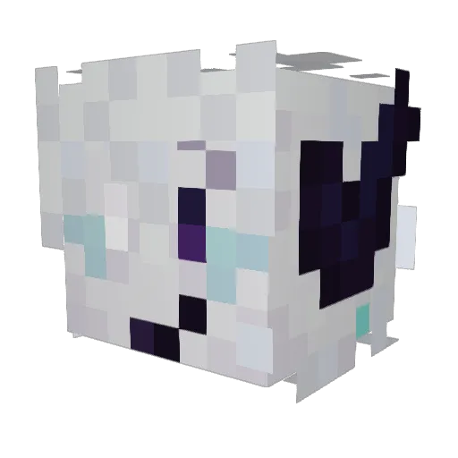 k3yzaa Minecraft avatar head, 3D render