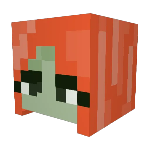 k41ina Minecraft avatar head, 3D render