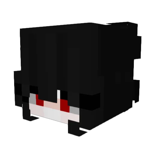 k444ts Minecraft avatar head, 3D render