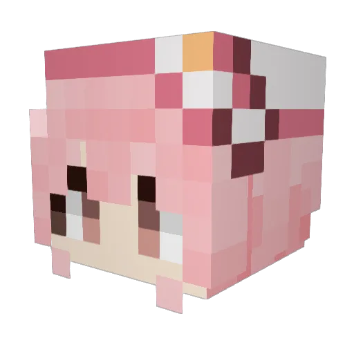 k4641321 Minecraft avatar head, 3D render