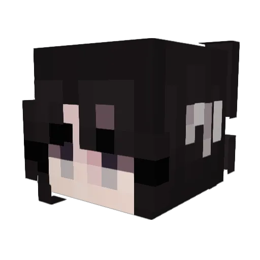 k4iti3 Minecraft avatar head, 3D render