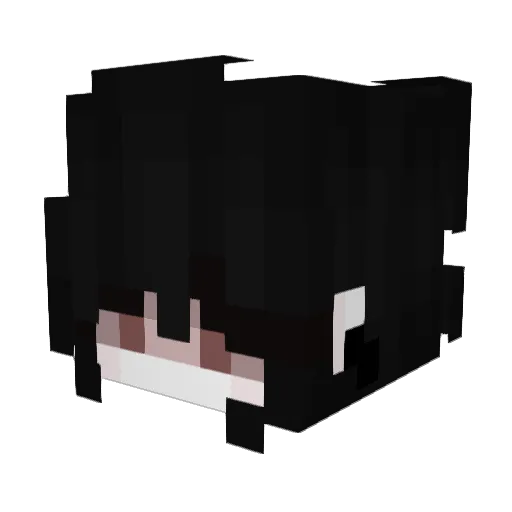 k4jak Minecraft avatar head, 3D render