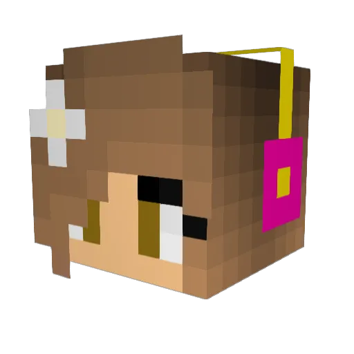 k4karon Minecraft avatar head, 3D render
