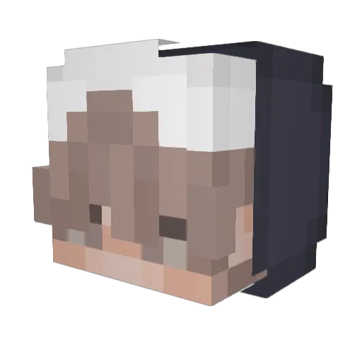 k4m4l Minecraft avatar head, 3D render