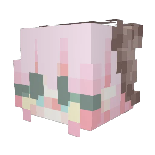 k4ndiii Minecraft avatar head, 3D render