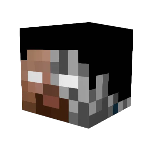k4ngntgg Minecraft avatar head, 3D render