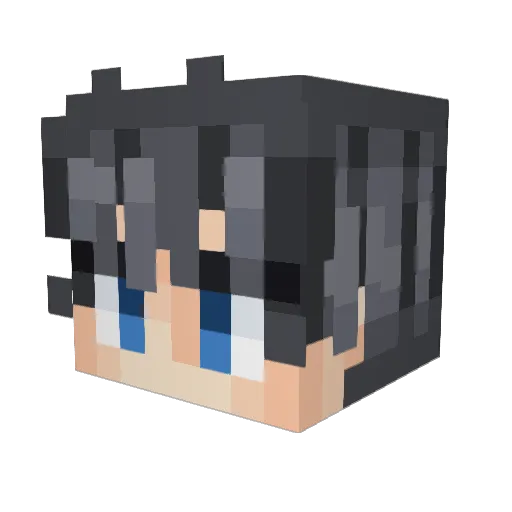 k4pp0 Minecraft avatar head, 3D render