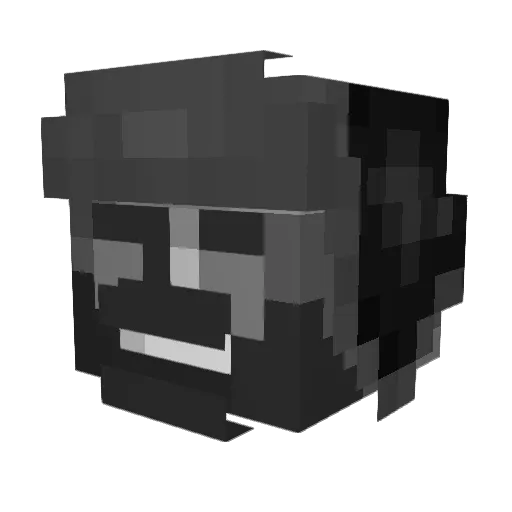 k4rxmm Minecraft avatar head, 3D render