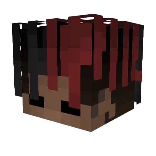k4sin Minecraft avatar head, 3D render
