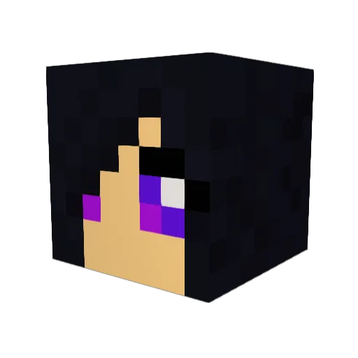 k4sse Minecraft avatar head, 3D render
