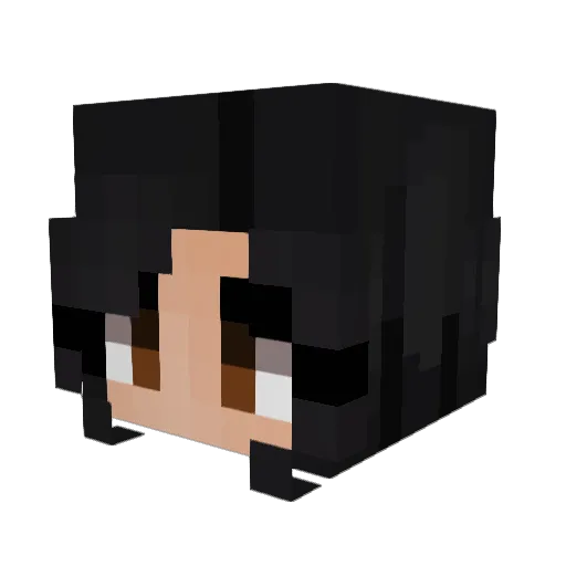 k4th3r1n3_silly Minecraft avatar head, 3D render