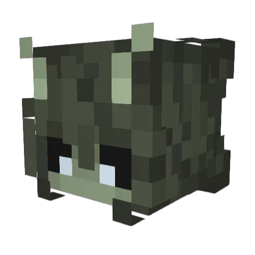 k4tzr Minecraft avatar head, 3D render