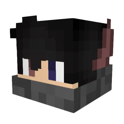 k5ho Minecraft avatar head, 3D render