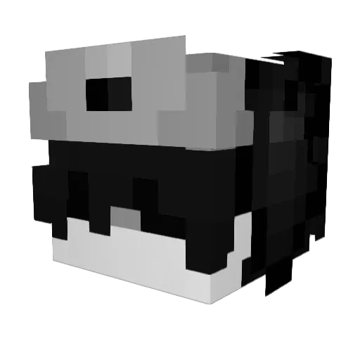k6yu Minecraft avatar head, 3D render